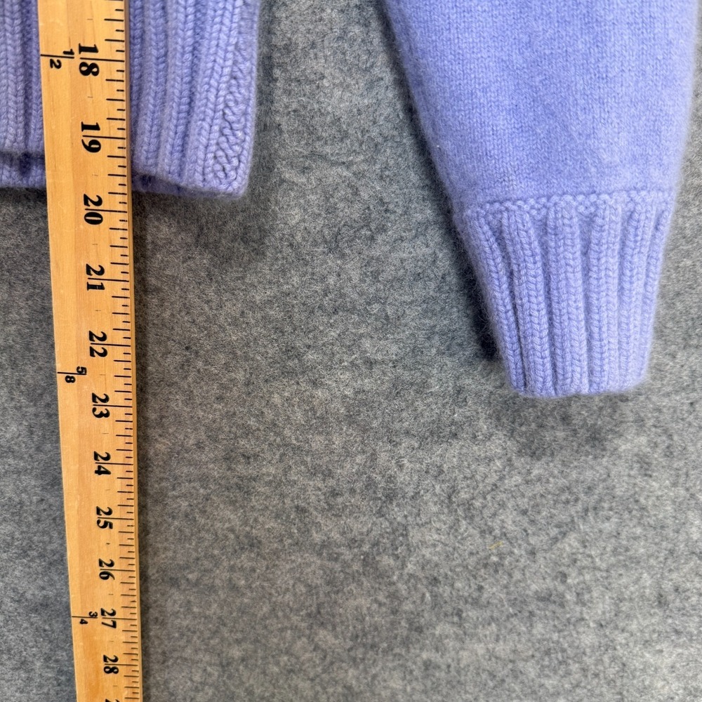 Collection Fiftynine Bloomingales 100% Cashmere Sweater Medium (runs small) Zip - Picture 5 of 8